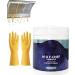 MOF-CHEF Protective Kitchen Cleaner Mof Chef Protective Kitchen Powder Mof Chef Protective Kitchen Cleaning Powder Tough Stains and Grease Remover (500g + Gloves)