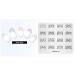 Alexnailart Nail Art Stamping Image Plate - Leaf & Flower Templates for Manicure | International Shipping Available - Buy Online on SooperMarket.com