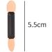 10pcs Disposable Double End Eyeshadow Brush Sponge Tip Oval Eyeshadow Applicator Black - Buy Online on SooperMarket.com