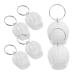 IMIKEYA Construction Hat Keychain 6pcs Mini Helmet Key Rings Safety Helmets Hard Hats Pendant Charms Construction Party Favors