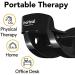 ProHeal Foot Rocker Calf Stretcher with Spiked Ball Massager - Plantar Fasciitis & Achilles Tendonitis Relief - Black (Blue/Purple Ball Options) - Buy Online on SooperMarket.com