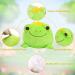 JUNERAIN Super Soft Frog Plush Stuffed Animal 30cm - Fluorescent Green | Cute Squishy Hugging Pillow Toy for Kids, Toddlers, Boys, Girls - Cuddly Frog Decoration - Buy Online on SooperMarket.com