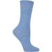 COSHAL 3 Pairs Womens Diabetic Socks wide Honey Comb top soft cuff Ankle Medium-Elastic Grip Soft Toe cosy feel for sensitive feet Legs Non-Binding Circulatory Socks SIZE (4-7) One Size Blue ( 3 Pairs )