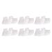 Minkissy 6 pairs gel-dersenses cushioned heel protection made of silicone gel-dersen sleeves heel protection socks socks for dry feet gel-dersen support heel socks white moisturizing ankle socks