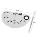 Yimart Pro Stainless Steel Makeup Palette & Spatula - Ultimate Mixing Tool for Cosmetic Artists | International Shipping Available - Buy Online on SooperMarket.com