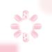 White French Tip Press on Nails with Pink Bow | Short Square Glue on Acrylic Manicure Art | 24 Pcs Glossy Nude Pink Fake Nails for Women & Girls - Buy Online on SooperMarket.com