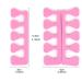 100pcs Toe Separators/Finger Dividers (50 Pairs) - Disposable Pedicure Foam Toe Separators for Nail Salon - Professional Nail Art Sponge Cushions for Polish - Buy Online on SooperMarket.com