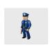 2 x "Pixel Art Police Officer" Microfiber Lens/Glasses Cleaning Cloths (LC00024567)