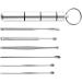 Minkissy 18PCS Stainless ANC Ear Buds and Ear Cleaner Set - Earpick Wax Removal Tool Kit with Ear Plugs - Buy Online on SooperMarket.com