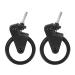 Lyrlody 1 pair of rubber wheels for strollers replacement wheels for universal strollers front / rear wheel for Yoyo / Yoya stroller etc. (a few front wheels)