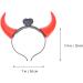 FOMIYES Halloween Headbands: Devil Horns Headband - Red Luminous Devil Horns Hairband LED Light Halloween Costume for Women Men Girls Halloween Party Cosplay Supplies - Buy Online on SooperMarket.com