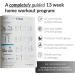 The Dumbbell Home Workout Journal. 13-Week Program. Fitness Planner / Workout Book that only requires dumbbells. Tells you exactly what to do and how to track progress. Provides completely guided workouts  # of sets to do for each exercise  # reps to aim  - Buy Online on SooperMarket.com
