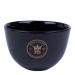 ROYAL SHAVE Ceramic Textured Shaving Bowl  Shave Soap & Shaving Cream Dish, Textured for Rich Lather  LARGE (Black) Black (LARGE)