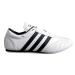 adidas SM II Low Cut Martial Arts Taekwondo, Karate and Kungfu Shoes 8 White W/Black Stripes