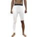 Jonscart One Leg Compression Tights Long Pants Basketball Sports Base Layer Underwear Active Tight White-right-long Large - Buy Online on SooperMarket.com
