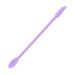 Anti-brewing stamp wax scrap silicone double-end spatula cooking utensils cosmetic needs versatile silicone double-end spatula ideal for cooking and for cosmetics violet