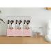 Lumcrissy Acrylic Makeup Brush Organizer with Protective Lid - Dust-proof Cosmetic Storage Case - Pink Pearl 3holder - Buy Online on SooperMarket.com