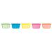 N by Snack Pots 300 ml 3 m + (Pack of 6) Assorted Colours 6 pieces