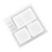 NUOBESTY 2pcs Box Flower Pot Mold Silicone Molds Resin Molds Holder Molds Simple Diy Mold Epoxy Storage Box Whitex2pcs 10.6X10.6X3.3CMx2pcs