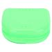 Denture Bathing Box with Ventilation Holes - Green Denture Holder Case for Orthodontic Retainers & Artificial Teeth | International Shipping - Buy Online on SooperMarket.com