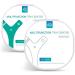 Y-Kelin Y-Shaped Aligner Chewies for Invisalign Trays Aligner Trays Seater- Teeth Chewies for Orthodontic (Green+White soft)