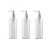 3Pcs 100ml Empty Refillable Clear Plastic Pump Bottle Travel Bottle Make Up Cosmetic Container Dispenser for Lotion Shampoo 100ml/3.4oz