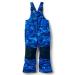 Lands' End Kids Slim Squall Waterproof Iron Knee Bib Snow Pants 14 Cobalt Camo