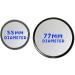 Zebra Print - 77mm Round Compact Mirror - Buy Online on SooperMarket.com