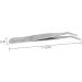minkissy Eyelashes Tweezer Lash Cluster Stainless Steel Eyebrow Tweezer Eyelash Tweezer Eyelashes Extension Clip Makeup Tweezer Eyebrow Clip Cosmetic medium Silver - Buy Online on SooperMarket.com