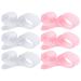FRCOLOR Pedicure Tools Pedicure Tools Pedicure Tools 12pcs Useful Toe Straighteners Supple Bunion Correctors Double- Hole Toe Separators Manicure Tools Manicure Tools Nail Art Tools As Shown 5.6x2cm