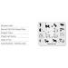 KADS Stamping Plates Animal Cute Manicure Template - Nail Art Image Stamp Tool - Buy Online on SooperMarket.com