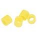 100 Non-Toxic Silicone Dental Color Code Rings - Yellow Orthodontic Instrument Bands for Easy Identification - Buy Online on SooperMarket.com