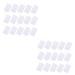 Mikinona 100 Pcs Soap Foam Net Body Bar Soap Exfoliating Soap Pouch Loofah Soap White or