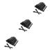 Baluue 150 Pcs Women Eyeshadow Brush Eye Shadow Applicator Double-end Eyeshadow Brushes Face Sponge Black