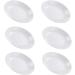 Zerodeko 6pcs Ceramic Saucer Sauce Storage Container Snack Bowl Japanese Soy Sauce 5inch Round Plate Pinch Prep Bowls Ketchup Seasoning Small Dipping Snack Plate Ceramics White re-usable - Buy Online on SooperMarket.com