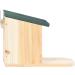 vidaXL 4x Firwood Squirrel Houses Garden Forest Wild Animals Wooden Holder Squirrel Peanut Butter Feeder Food House Feeding Station Box - Buy Online on SooperMarket.com