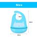 Vicloon Silicone Baby Bib 2PCS - Adjustable Waterproof Feeding Bibs with Food Catcher Pocket - Soft & Easy to Clean for Infant Toddler - Cat & Whale Blue - Buy Online on SooperMarket.com