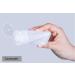 12 Pack Refillable Transparent Cosmetic Sample Bottles - 100ml Travel Makeup Containers with Hinged Lid - Perfect for Sample Storage - Buy Online on SooperMarket.com