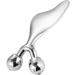 Beavorty 2pcs Dolphin Scraping Board Tools Walker Face Massage Roller Eye Manual Roller for Lady Facial Rollers Face Roller Facial Massaging Tool Stainless Steel Woman Double Head Massager 11.40X4.70X3.00CMx2pcs Silverx2pcs - Buy Online on SooperMarket.com