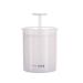 Whip Maker Foam Maker Whip Maker Plastic Bubble Maker Foamer Portable Facial Cleansing Tool Skin Care White