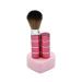 1PC Retractable Powder Brush Travel Nail Dust Brush Portable Face Blush Brush with Cover Red