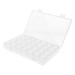 Buy EVSCAN 28-Slot Transparent Plastic Organizer Box - Sustainable Storage for Earrings Neck Chains & Medication - Buy Online on SooperMarket.com