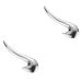 Beavorty 2pcs Metal Acupuncture Stick Eye Massager Tool Facial Massagers for Women Acupoint Massager Eye Scraping Massager Eye and Nose Massager Eye Roller Eyes Scraper Zinc Alloy 10.00X3.20X3.00CMx2pcs Silverx2pcs