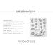 KADS Geometry Nail Stamping Plate GE007 for Nail Art Decoration and DIY - Image Design Plate - Buy Online on SooperMarket.com