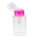 Nail Polish Remover Dispenser Empty Clear Push Down Bottle Plastic Pump Liquid Container Rosy 180ml Nail Polish Remover Dispenser Makeup Remover Dispenser Nail Polish Remover Liquid Bottle Nail