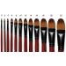 Ebony Splendor Long Handle Filbert Brush Set - Set of 6 Brushes - Buy Online on SooperMarket.com