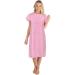 Abiha Labor and Delivery Gown - Stylish Maternity Nightgown for Hospital Stay - Pink L-XL - Buy Online on SooperMarket.com