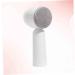 Soft Bristles Face Cleaning Cleansing Brush Handheld Brush Face Cleanser Silicone Facial Brush Face Pore Cleanser Face Cleaner Brush Deep Instrument Grey 5.5X12.5cm - Buy Online on SooperMarket.com