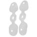 Silicone Toe Separator 1 Pair for Toe Straightening and Bunion Relief - Toe Correction Pads for Yoga and Correct Toes - Hammer Toe Corrector for Women and Men - Buy Online on SooperMarket.com