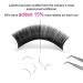 Ultra-Pure Black Flat Mix Length Classic Lash Extensions - Professional Salon Use (0.12C) - Buy Online on SooperMarket.com